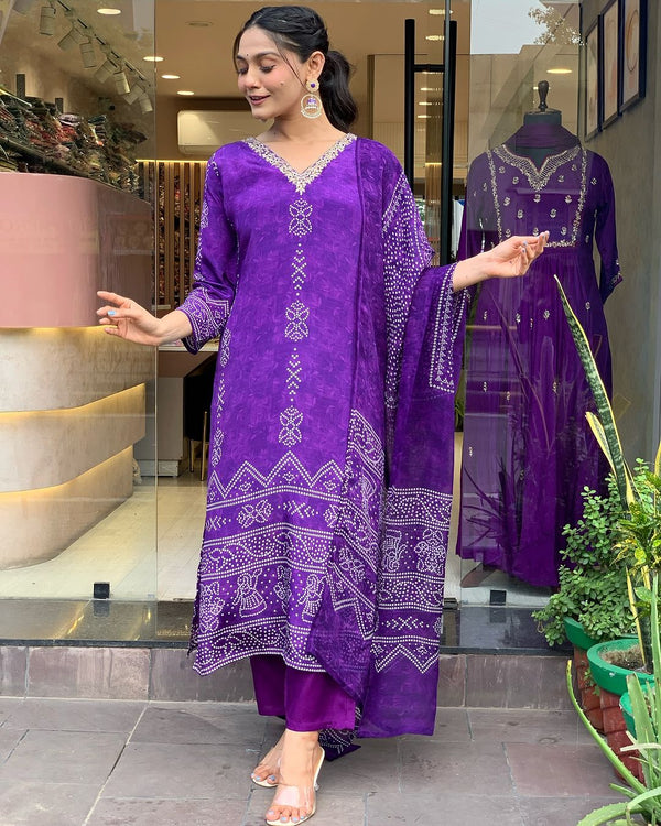 Beautiful Pulpal French Crepe Fabric Kurtis Pant Set