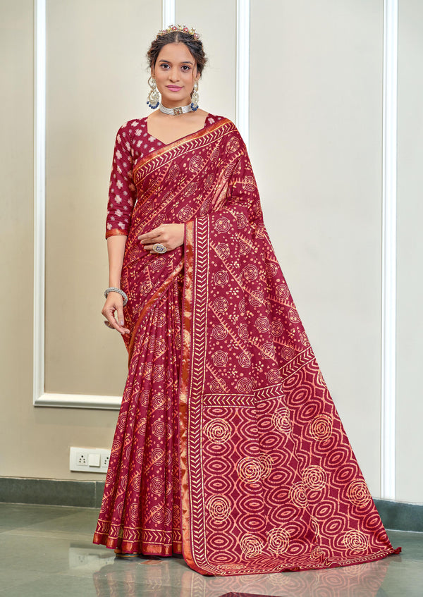 Designer MulCotton Saree