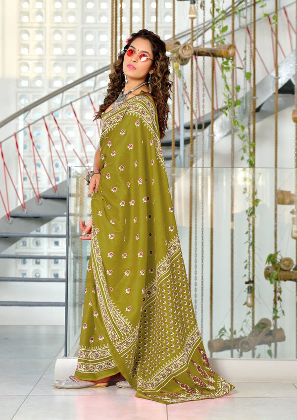 Designer Soft Cotton Saree